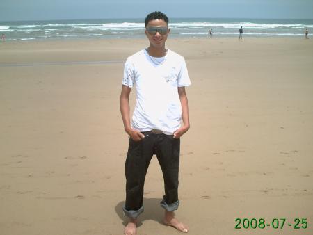 moi a la plage aglou